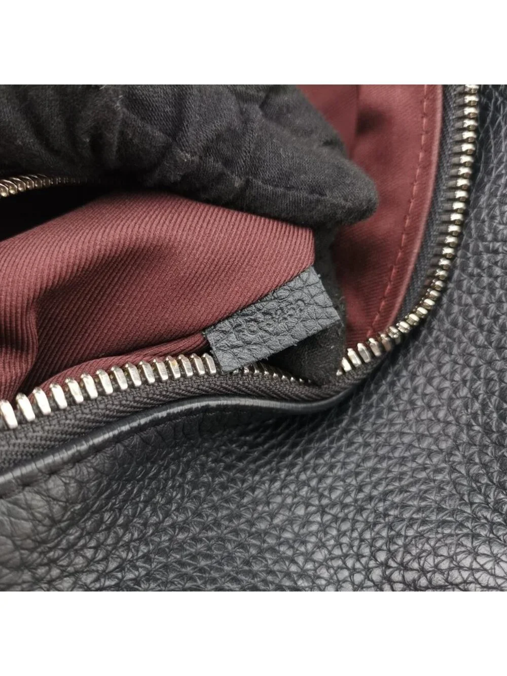 Louis Vuitton Alma Noir Taurillon Leather Handbag